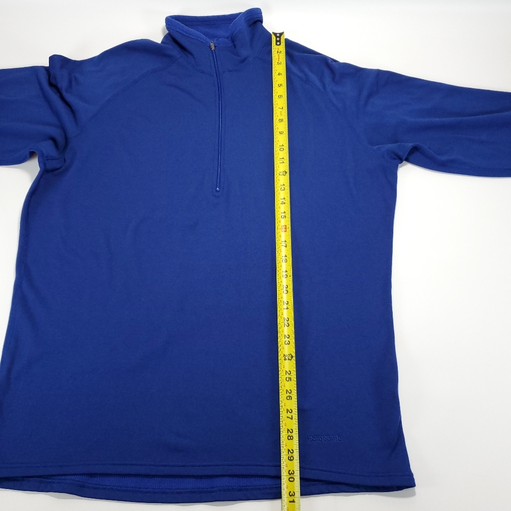 Vintage Patagonia Regulator R1 Thermal Navy Half Zip Lightweight Fleece USA Made - Picture 10 of 10